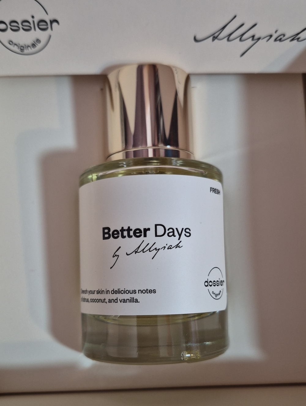Better Days Dossier X Allyiah New